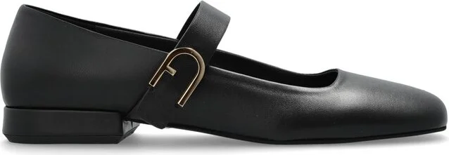 Furla Chic Square Toe Ballet Flats