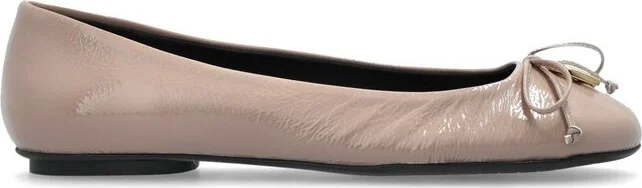 Furla Logo Plaque Flat Shoes