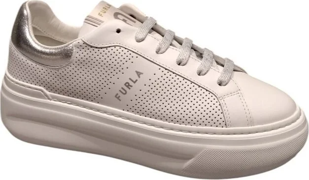 Furla Logo-Printed Lace-Up Sneakers