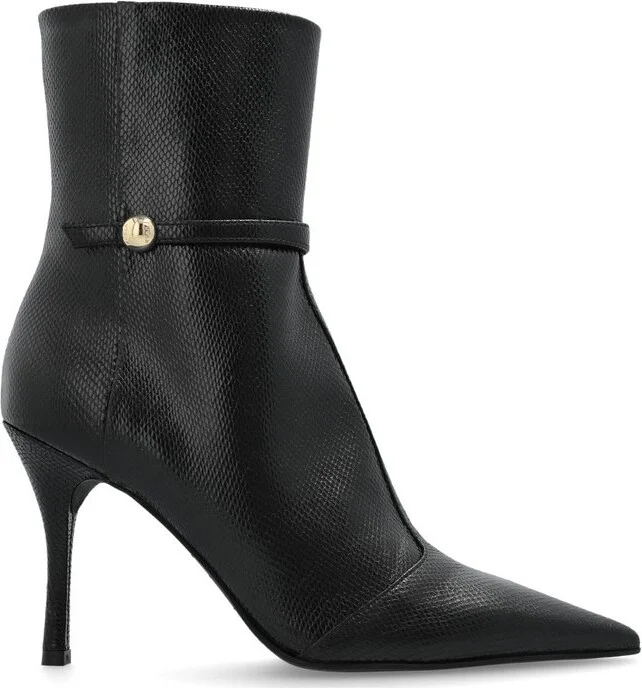 Furla Pointed Toe Heeled Ankle Boots