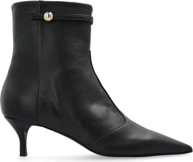 Furla Pointed Toe Heeled Ankle Boots