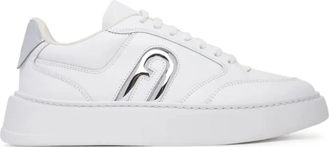 Furla Round Toe Lace-Up Sneakers