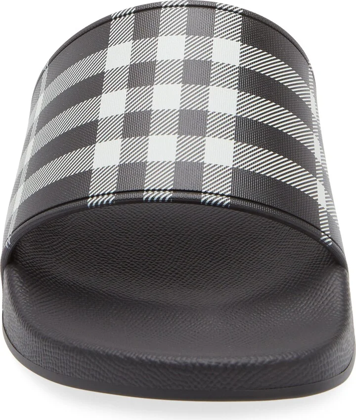 Furley Check Slide Sandal - Image 4