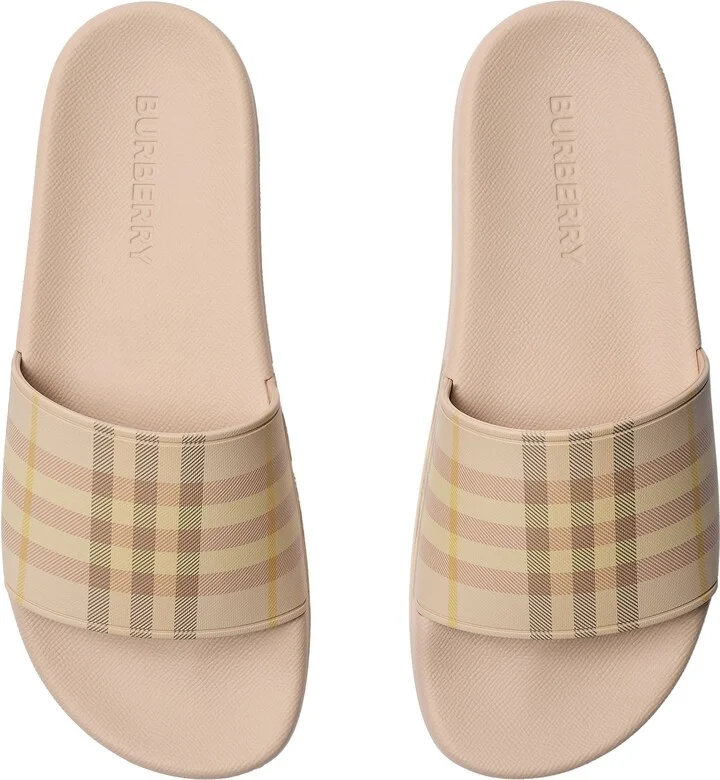 Furley Check Slide Sandal - Image 4