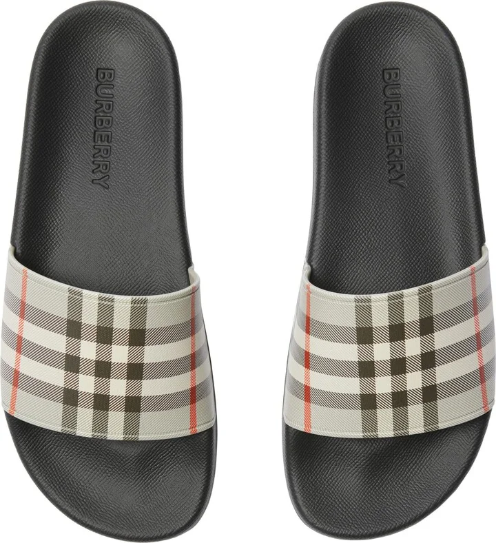 Furley Check Slide Sandal - Image 4