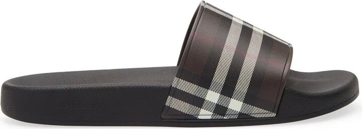 Furley Check Slide Sandal - Image 3