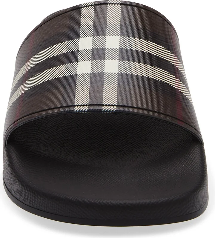 Furley Check Slide Sandal - Image 4