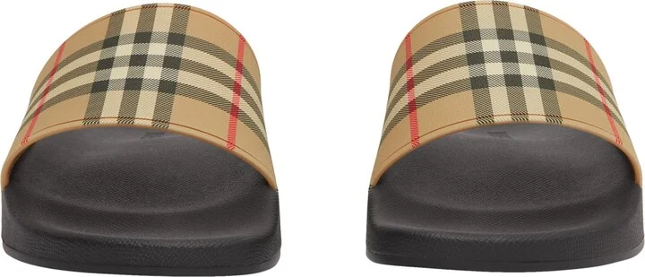 Furley Check Slide Sandal - Image 3