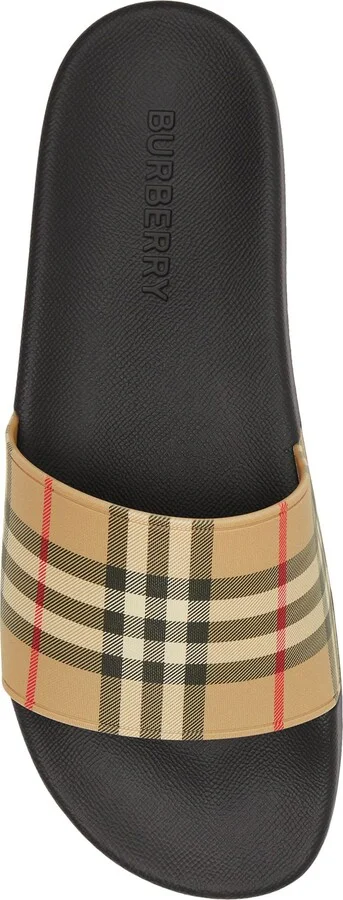 Furley Check Slide Sandal - Image 4