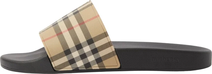Furley Check Slide Sandal - Image 6