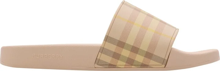 Furley Check Slide Sandal