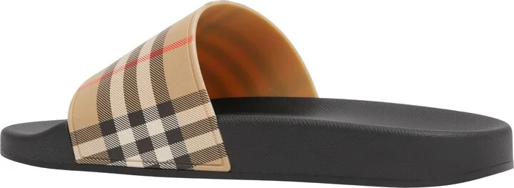 Furley Vintage Check Slide Sandal - Image 2