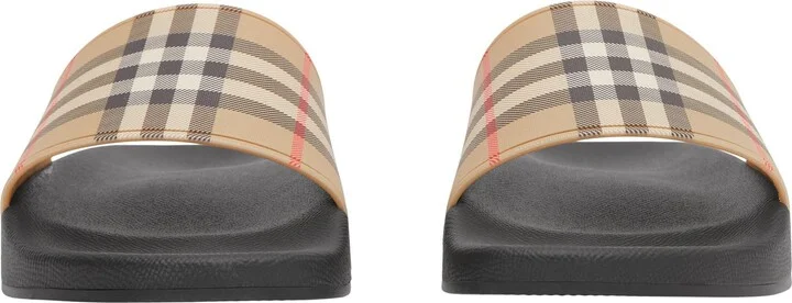 Furley Vintage Check Slide Sandal - Image 4