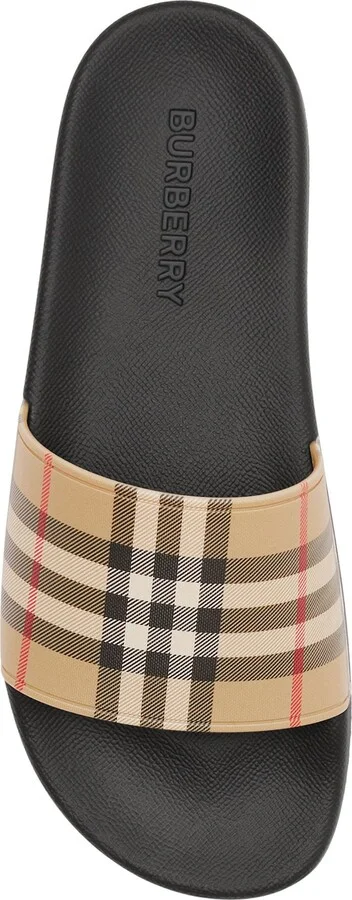 Furley Vintage Check Slide Sandal - Image 5