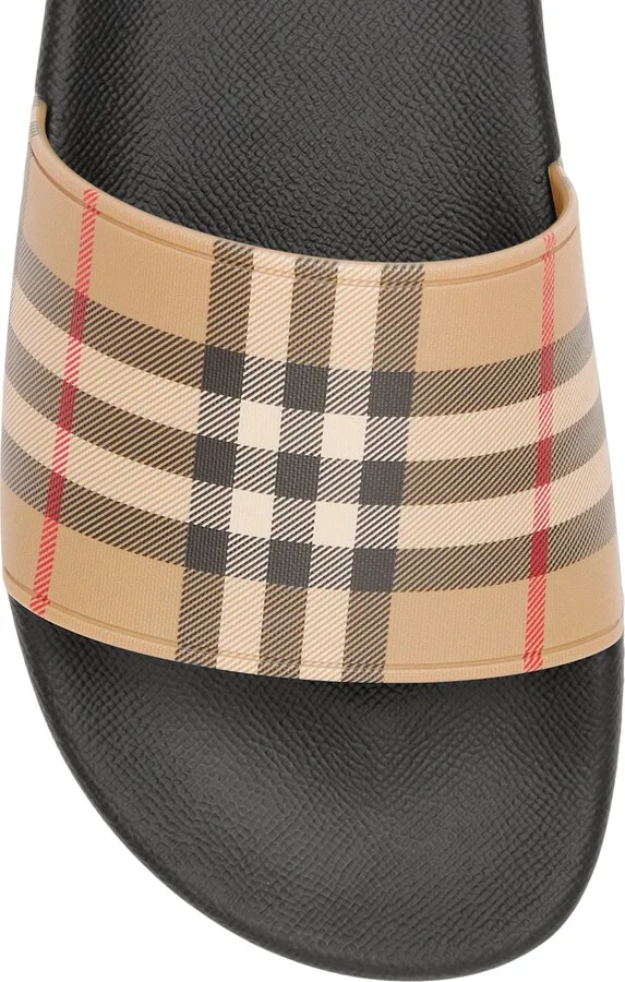 Furley Vintage Check Slide Sandal - Image 7