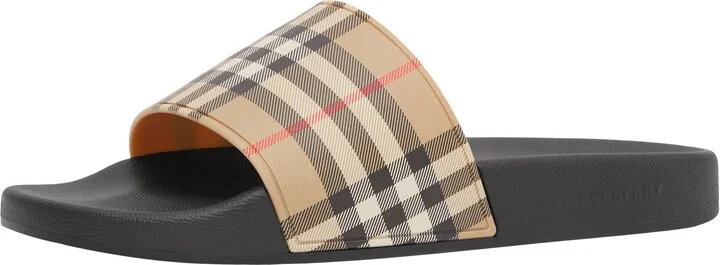 Furley Vintage Check Slide Sandal - Image 8