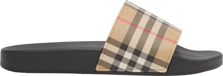 Furley Vintage Check Slide Sandal