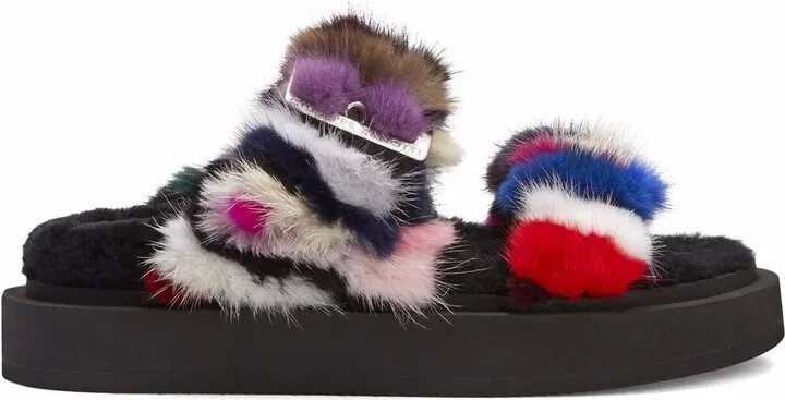 Furry Her sandals