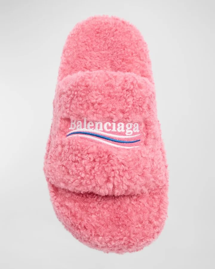 Furry Platform Sandals - Image 5