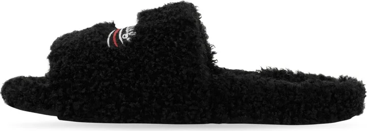 Furry Slide Sandal - Image 3