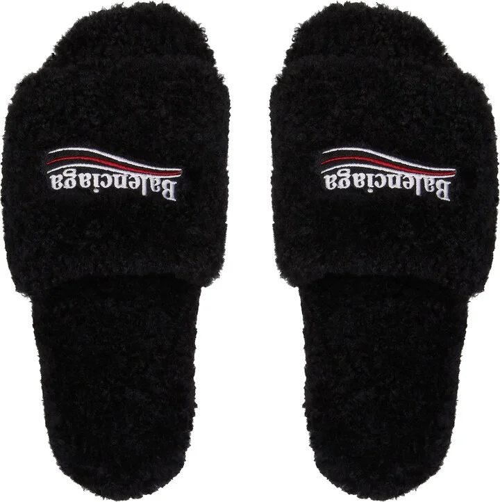 Furry Slide Sandal - Image 5