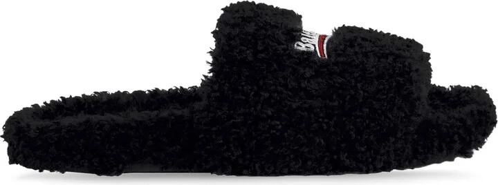 Furry Slide Sandal