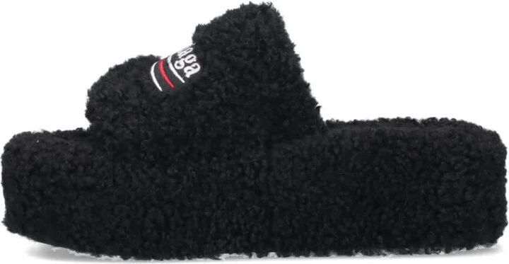 furry Slide Sandals - Image 3