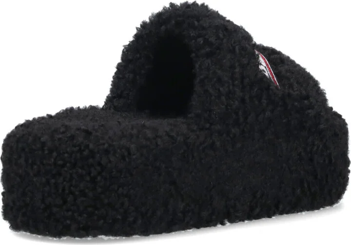 furry Slide Sandals - Image 4