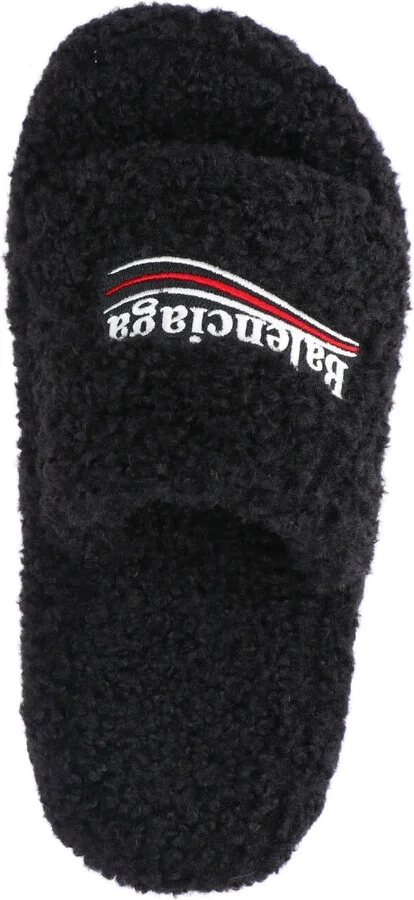 furry Slide Sandals - Image 5
