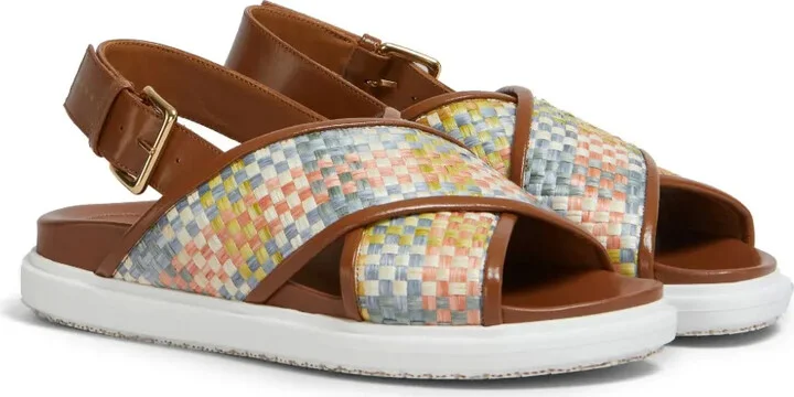 Fussbet interwoven slingback sandals - Image 2
