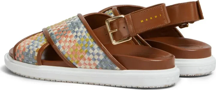 Fussbet interwoven slingback sandals - Image 3