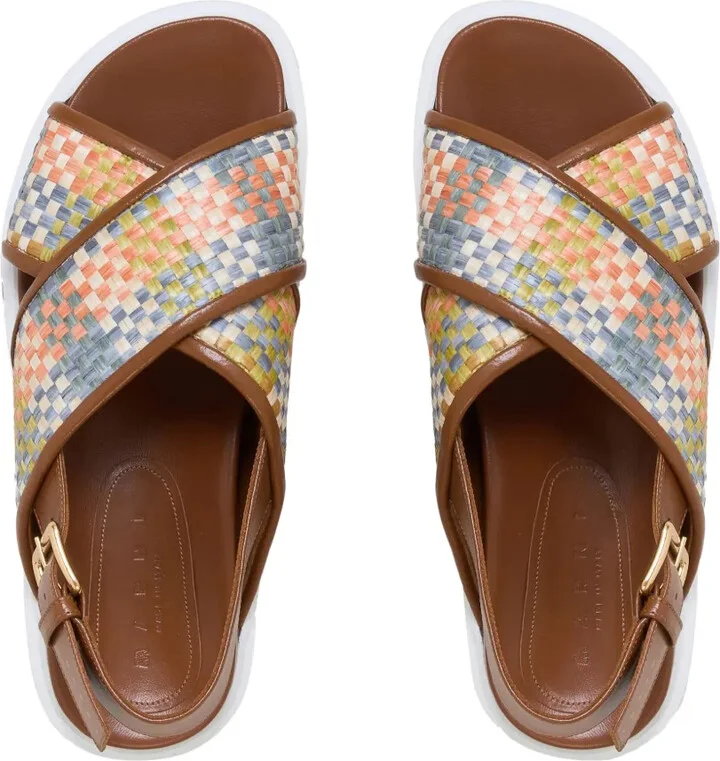 Fussbet interwoven slingback sandals - Image 4
