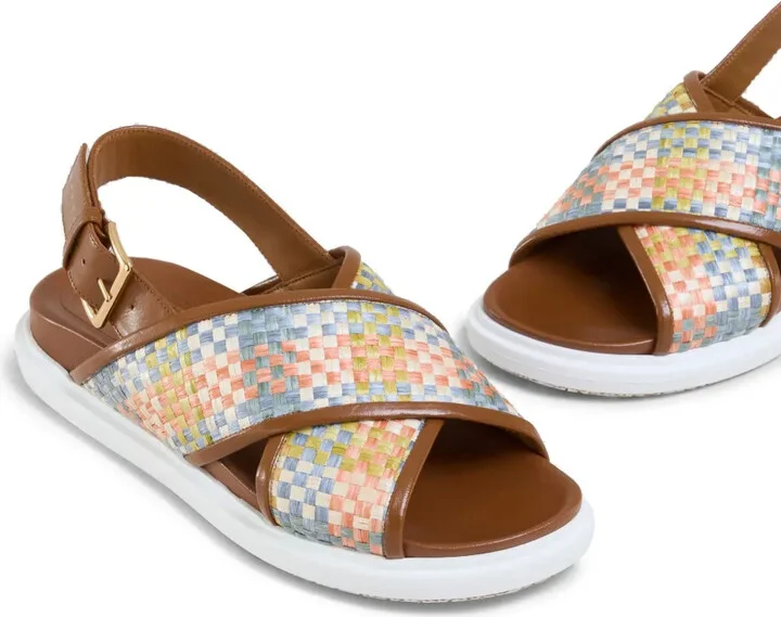 Fussbet interwoven slingback sandals - Image 5