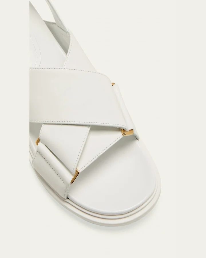 Fussbet Leather Crisscross Sandals - Image 3