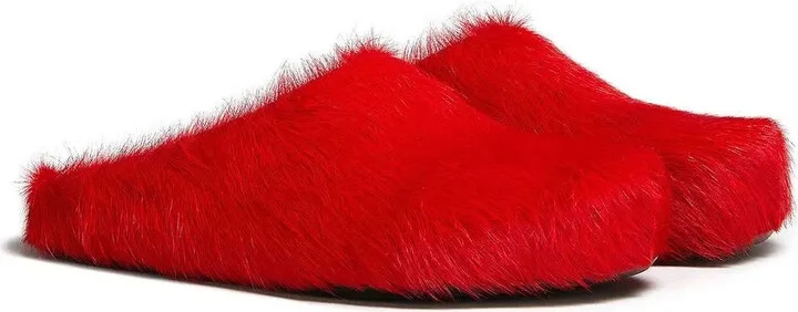 Fussbet Sabot calf-hair slippers - Image 2