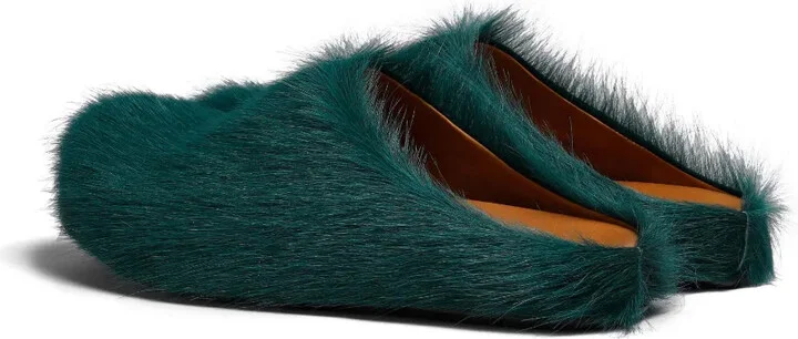 Fussbet Sabot calf-hair slippers - Image 3