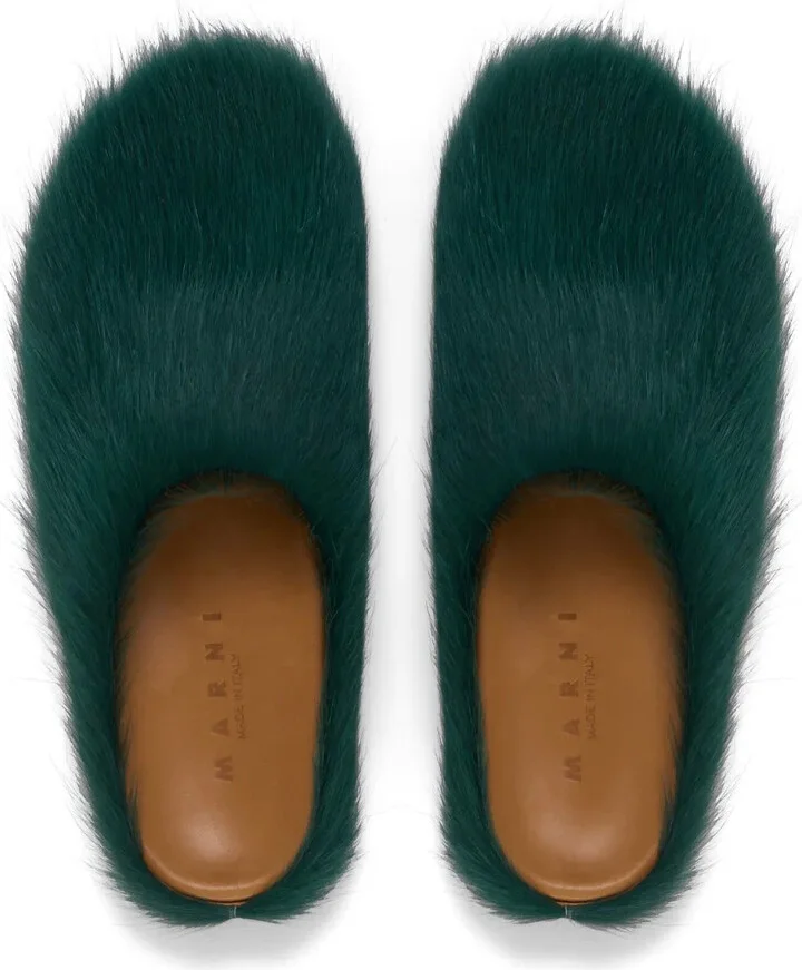 Fussbet Sabot calf-hair slippers - Image 4