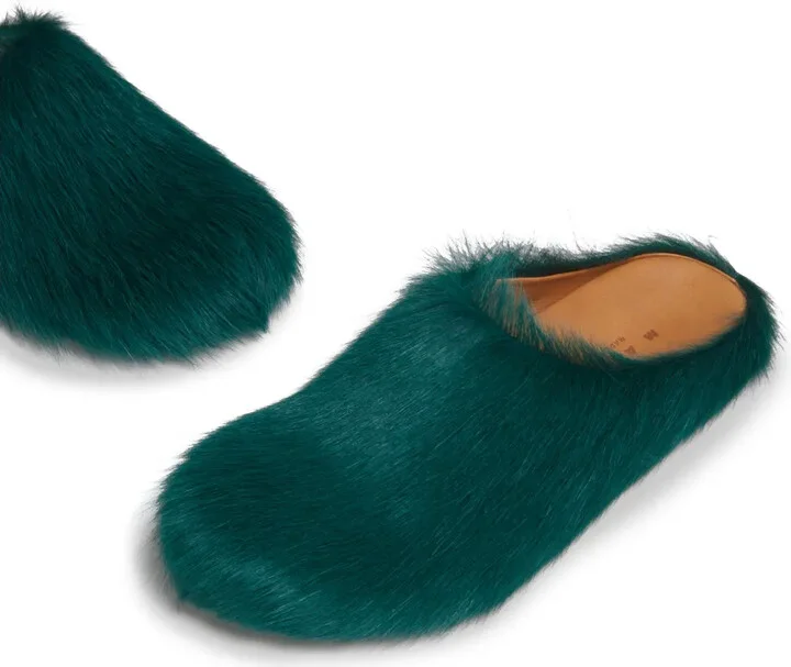 Fussbet Sabot calf-hair slippers - Image 5