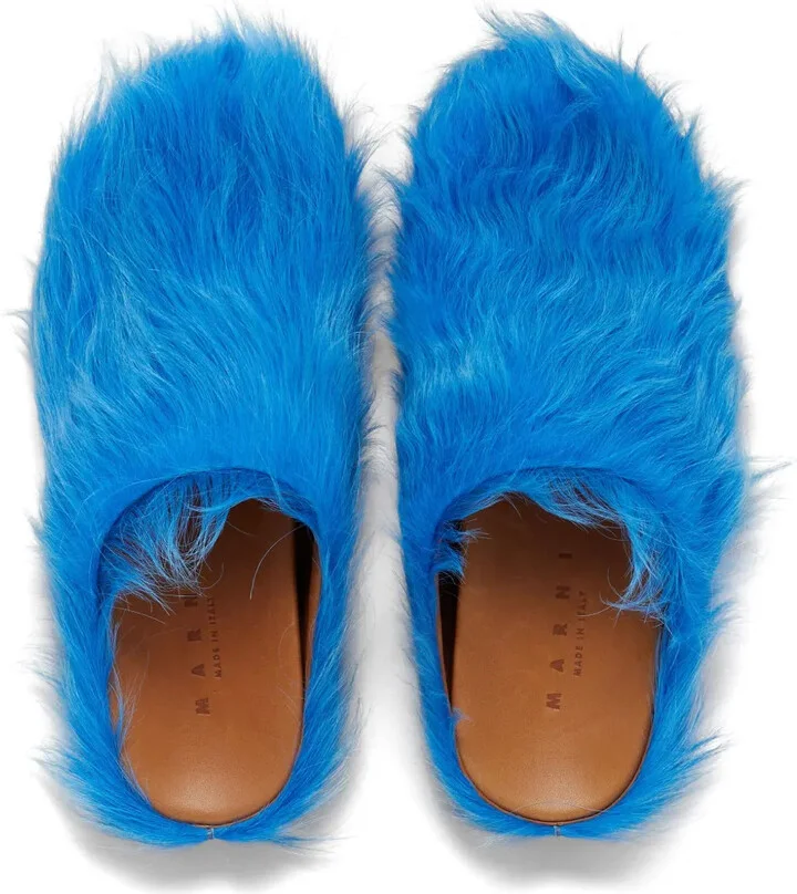 Fussbet Sabot calf-hair slippers - Image 4