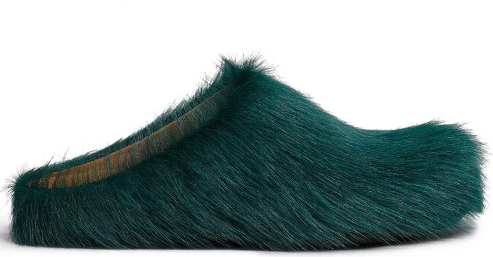 Fussbet Sabot calf-hair slippers