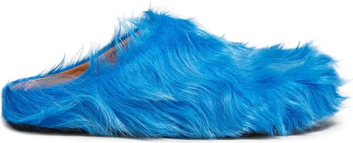 Fussbet Sabot calf-hair slippers