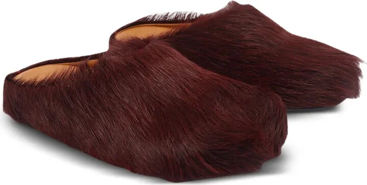 Fussbett calf-hair slip-on mules - Image 2