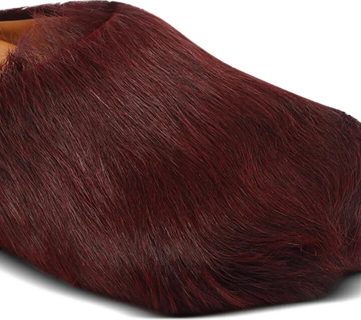 Fussbett calf-hair slip-on mules - Image 3