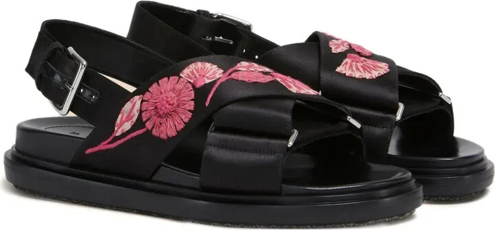 Fussbett floral-embellished sandals - Image 2
