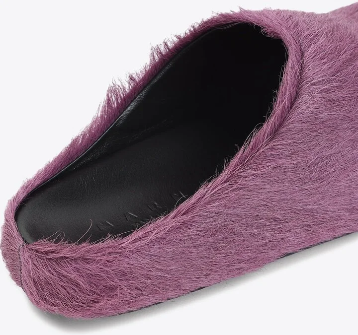 Fussbett Mules in Calf Hair - Image 3