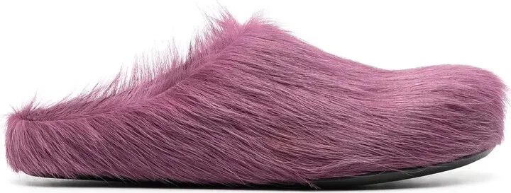 Fussbett Sabot calf hair mules
