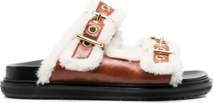 Fussbett shearling slides