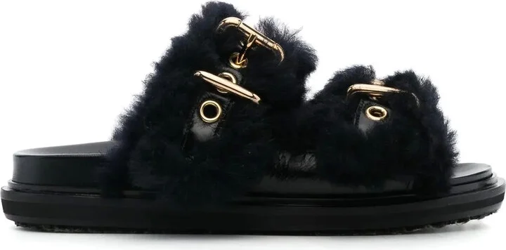 Fussbett shearling slides