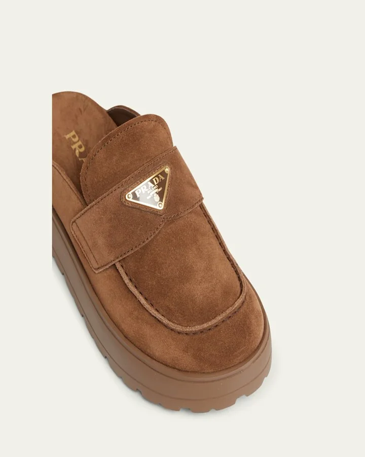 Fussbett Suede Loafer Mules - Image 3