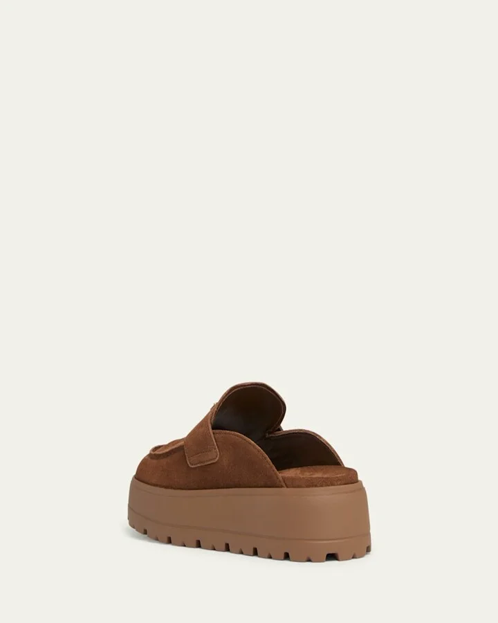 Fussbett Suede Loafer Mules - Image 5